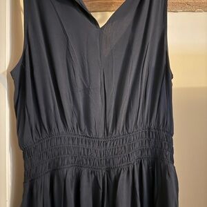 Black Sleeveless jumpsuit with pants